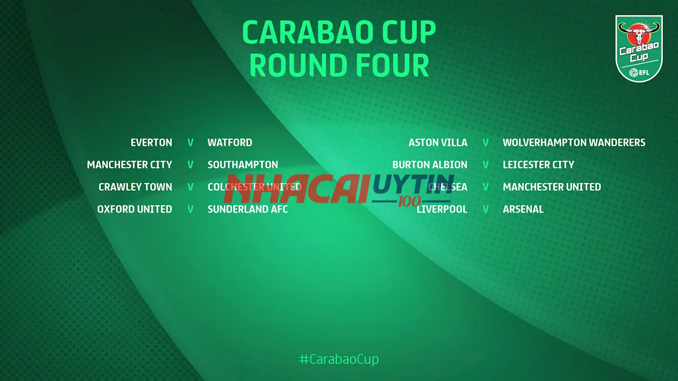 Cập nhật lịch thi đấu Cúp Carabao hàng ngày để có thêm thông tin về giải đấu